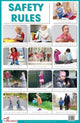 Book cover of: Safety Rules Educational Chart