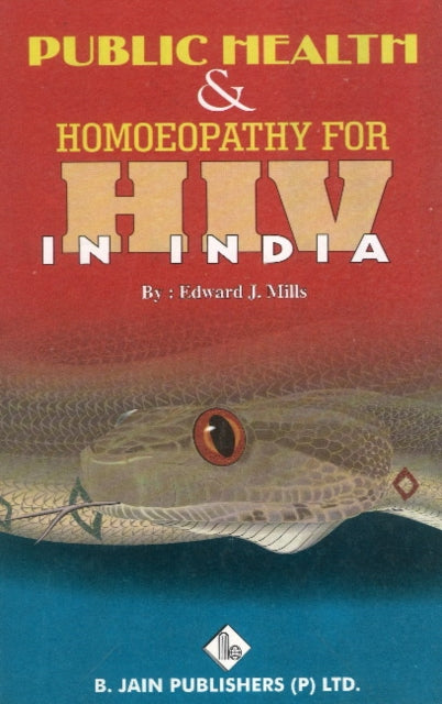 Book cover of: Public Health & Hemoeopathy for HIV in India. By: Edward Mills