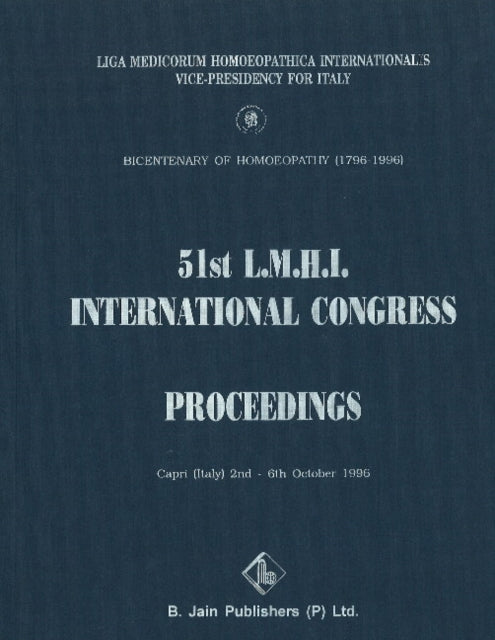 Book cover of: 51st L.M.H.I. International Congress Proceedings