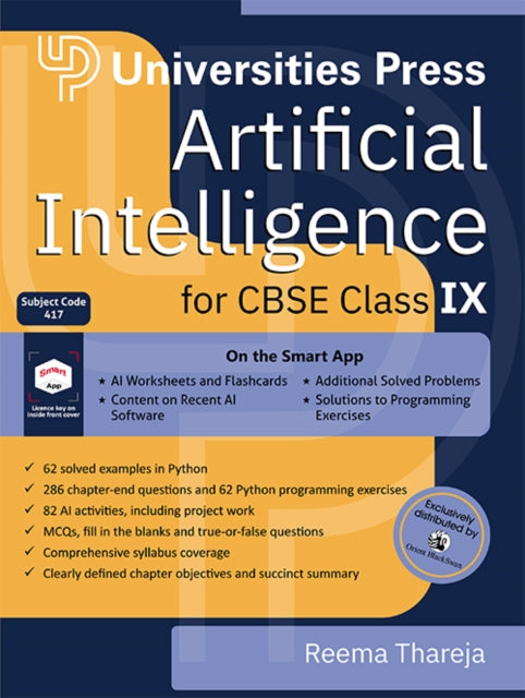 Book cover of: Artificial Intelligence for CBSE Class IX.