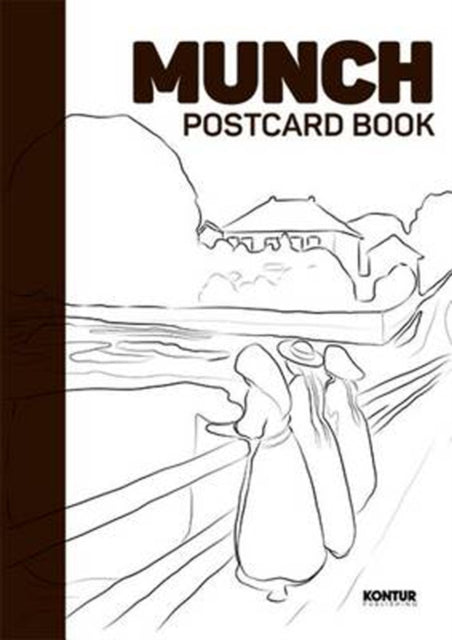 Book cover of: Munch Postcard Book. By: Niklas Brox
