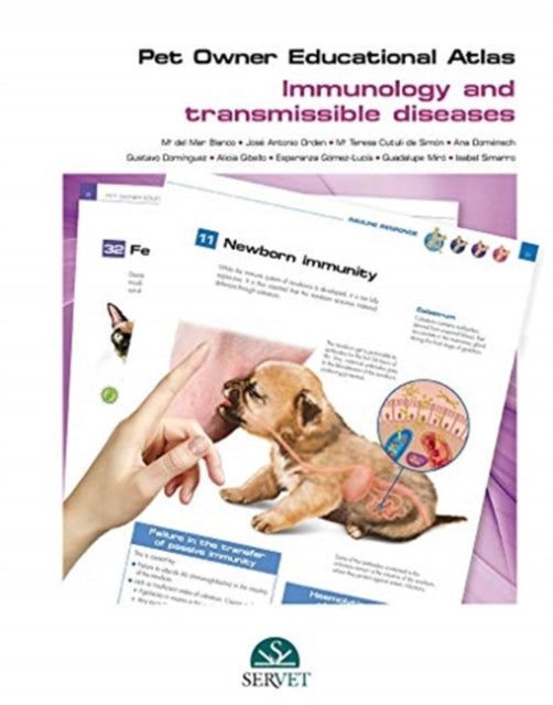 Book cover of: Pet Owner Educational Atlas. Immunology and Transmissible Diseases