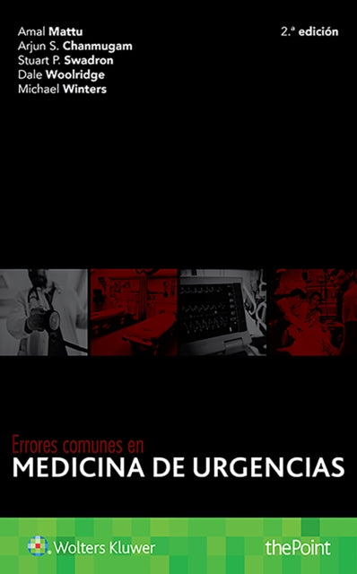 Book cover of: Errores comunes en medicina de urgencias. By: Amal Mattu MD