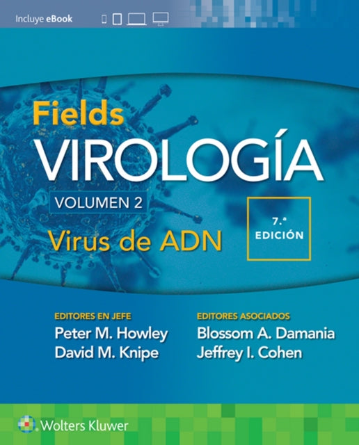 Book cover of: Fields. Virologia. Volumen II. Virus de ADN. By: HOWLEY