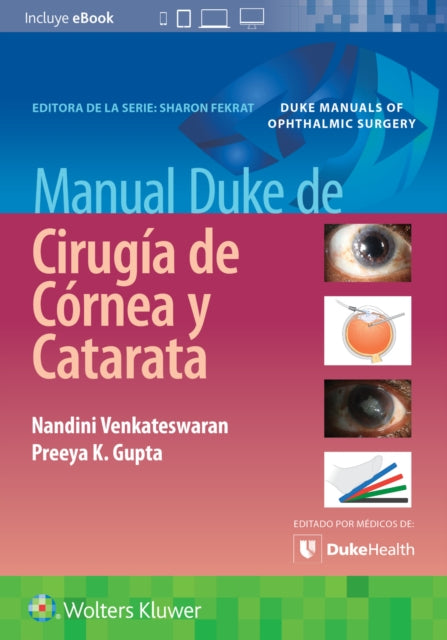 Book cover of: Manual Duke de cirugia de cornea y catarata. By: GUPTA