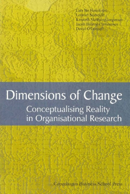 Book cover of: Dimensions of Change. By: Lars Bo Henriksen