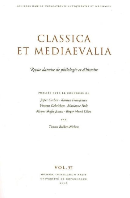 Book cover of: Classica et Mediaevalia