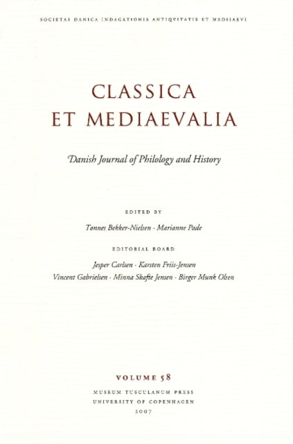 Book cover of: Classica et Mediaevalia