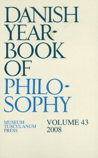 Book cover of: Danish Yearbook of Philosophy. By: Finn Collin