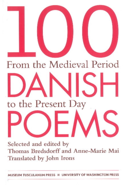 Book cover of: 100 Danish Poems. By: Thomas Bredsdorff