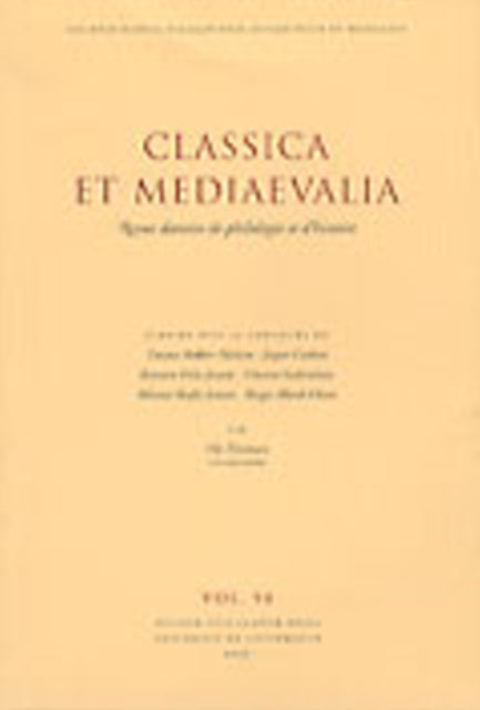 Book cover of: Classica et Mediaevalia. By: Ole Thomsen