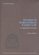 Book cover of: Studies in Zoroastrian Family Law. By: Bodil Hjerrild