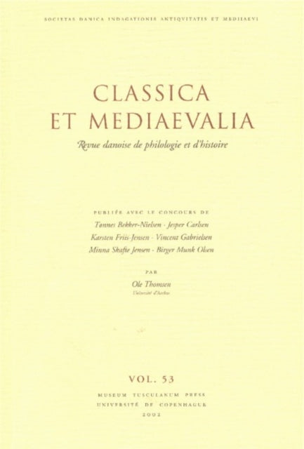 Book cover of: Classica et Mediaevalia. By: Ole Thomsen