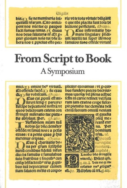 Book cover of: From Script to Book