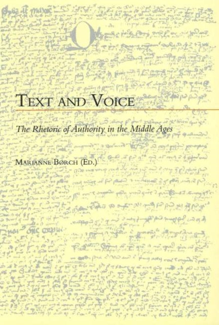 Book cover of: Text & Voice. By: Marianne Borch