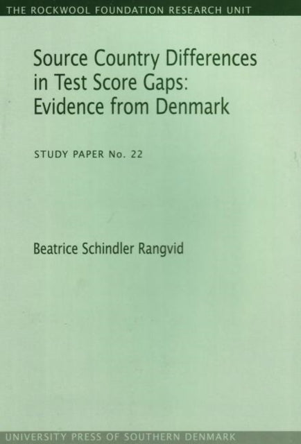 Book cover of: Source Country Differences in Test Score Gaps