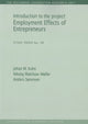 Book cover of: Introduction to the Project. By: Johan M. Kuhn