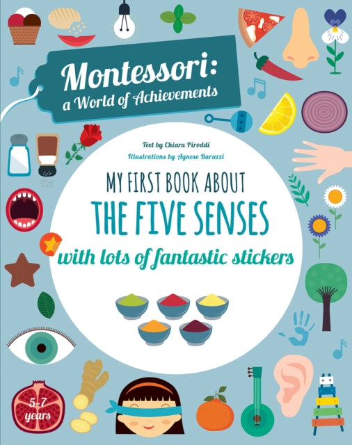 Book cover of: My First Book about the Five Senses. By: Baruzzi PIRODDI