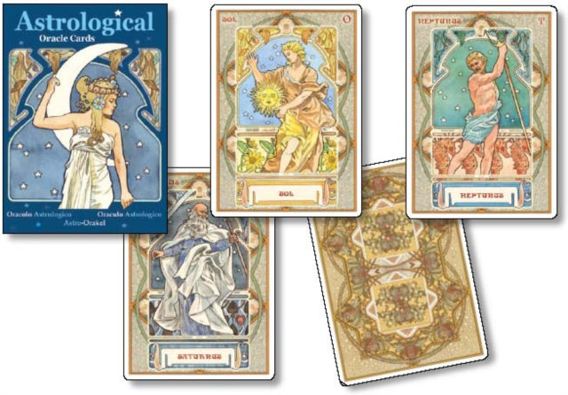 Book cover of: Astrological Oracle Cards