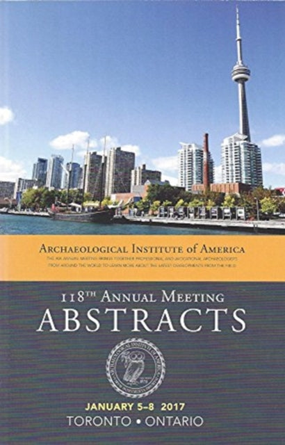 Book cover of: Archaeological Institute of America 118th Annual Meeting Abstracts, Volume 40