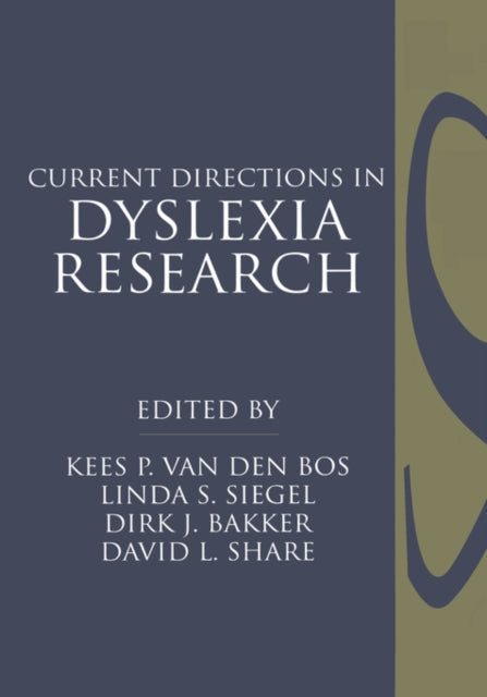 Book cover of: Current Directions in Dyslexia Research