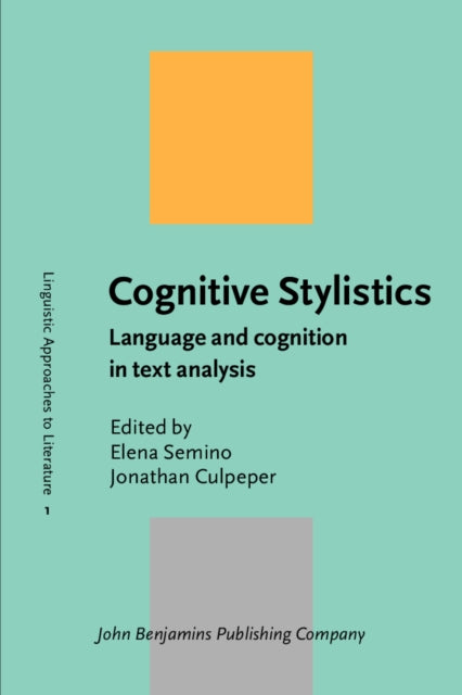 Book cover of: Cognitive Stylistics