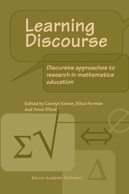 Book cover of: Learning Discourse. By: C. Kieran
