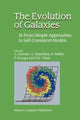Book cover of: Evolution of Galaxies. By: G. Hensler