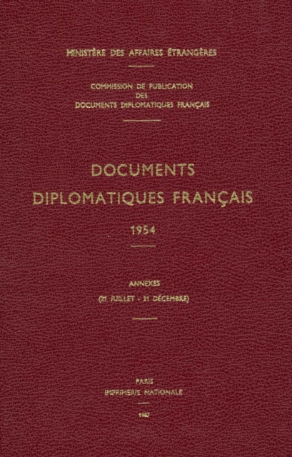 Book cover of: Documents Diplomatiques Francais