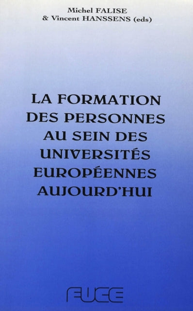 Book cover of: La Formation DES Personnes Au. By: Falise