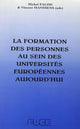 Book cover of: La Formation DES Personnes Au. By: Falise