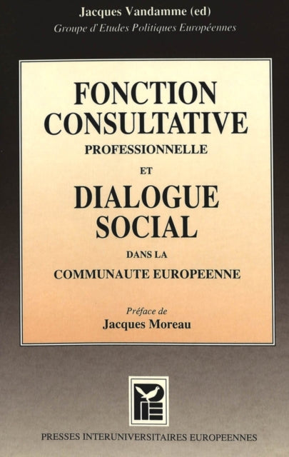 Book cover of: Fonction Consultative Prof.. By: Jacques Vandamme