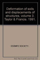 Book cover of: Deformation of soils and displacements of structures, volume 3. By: Martinetti