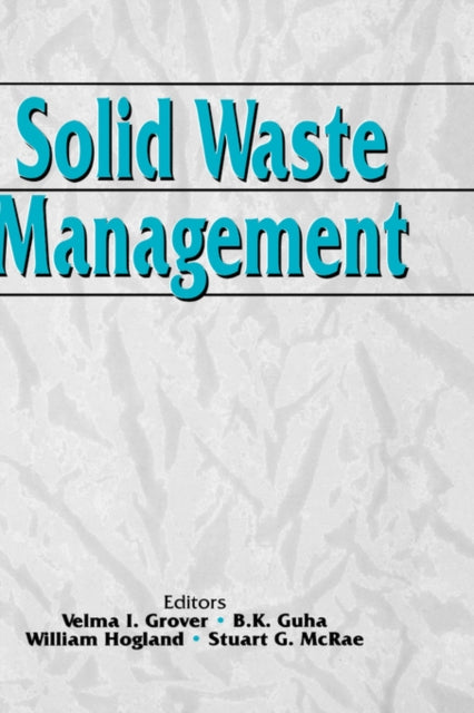 Book cover of: Solid Waste Management