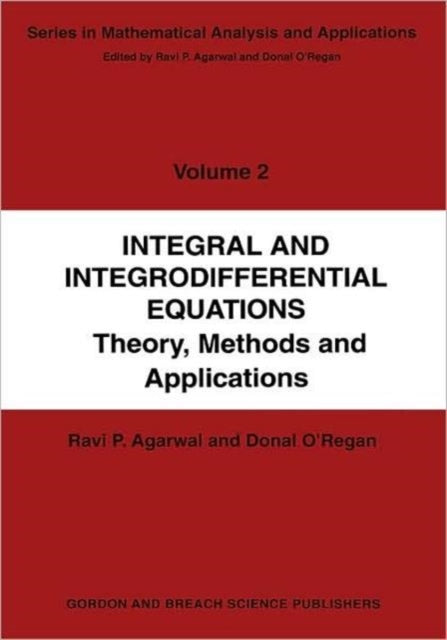 Book cover of: Integral and Integrodifferential Equations