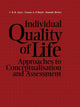 Book cover of: Individual Quality of Life. By: JOYCE