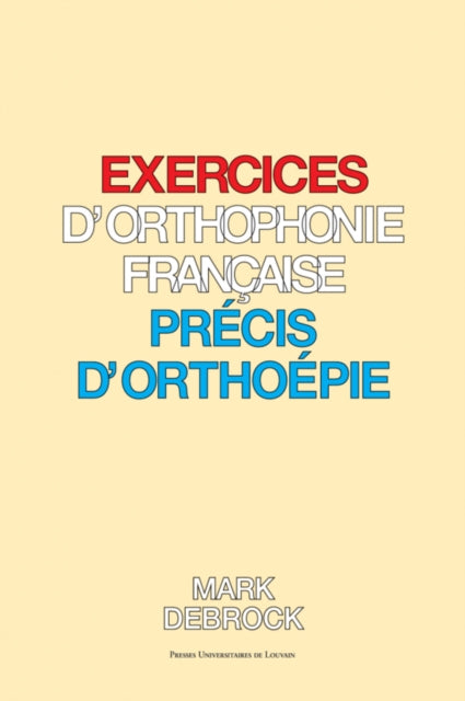 Book cover of: Exercices d'orthophonie francaise - Livre