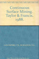 Book cover of: Continuous Surface Mining. By: Rozgonyi