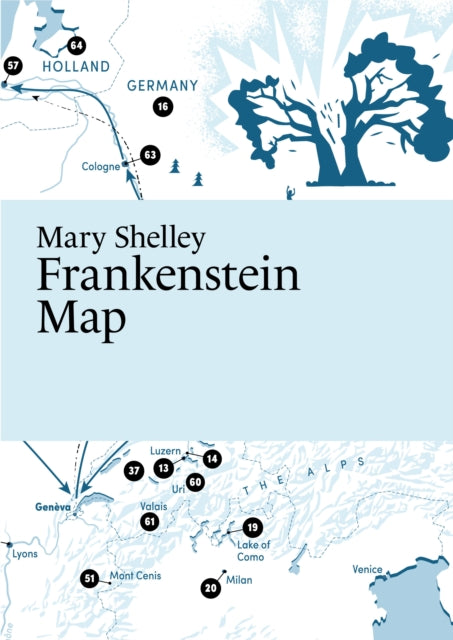 Book cover of: Mary Shelley, Frankenstein Map