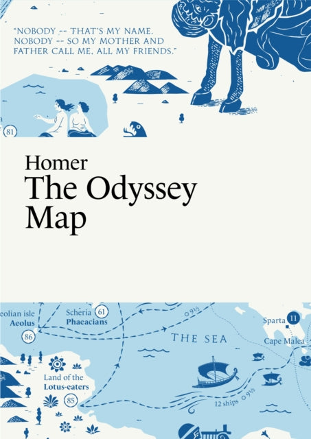 Book cover of: Homer, The Odyssey Map