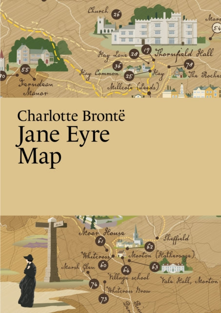 Book cover of: Charlotte Bronte, Jane Eyre Map