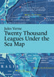 Book cover of: Jules Verne, Twenty Thousand Leagues Under the Sea Map