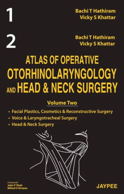 Book cover of: Atlas of Operative Otorhinolaryngology and Head and Neck Surgery (2 Vol Set). By: Bachi T. Hathiram