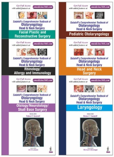 Book cover of: Sataloff's Comprehensive Textbook of Otolaryngology: Head & Neck Surgery: Six Volume Set. By: Robert T. Sataloff