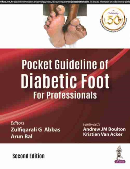 Book cover of: Pocket Guideline of Diabetic Foot. By: B. A. L. ABBAS