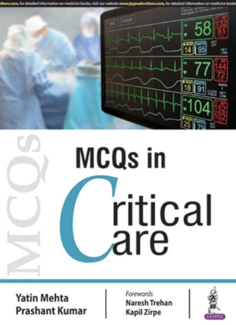 Book cover of: MCQs in Critical Care. By: Yatin Mehta