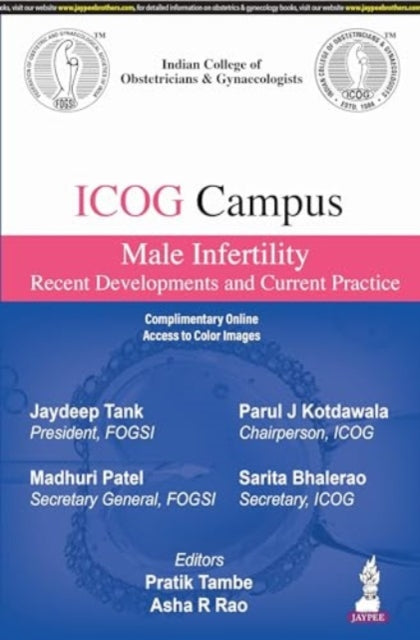 Book cover of: ICOG Campus: Male Infertility. By: Pratik Tambe