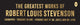 Greatest Works of Robert Louis Stevenson