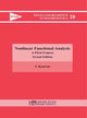 Book cover of: Nonlinear Functional Analysis. By: S. Kesavan
