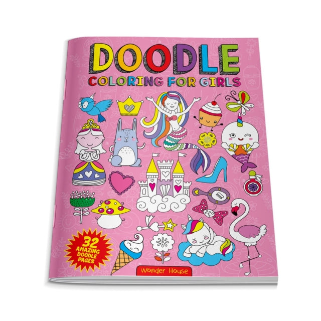 Book cover of: Doodle Coloring For Kids. By: Wonder House Books